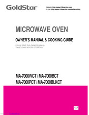 Goldstar MA-7000WCT Owner's Manual & Cooking Manual