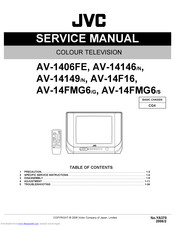 JVC AV-14F16 Service Manual