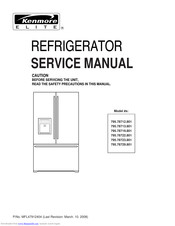 Kenmore 795.78722.801 Service Manual