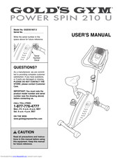 Gold's gym power spin 230r manual new arrivals