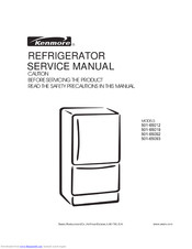 Kenmore 501-65012 Service Manual