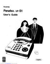Panasonic Panafax UF-S1 User Manual