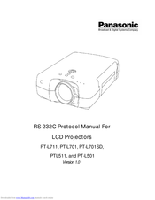 Panasonic PT-L701SD Protocol Manual