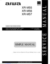 Aiwa XR-M57 Simplified Service Manual