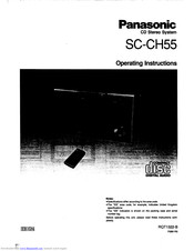 Panasonic SC-CH55 Operating Instructions Manual
