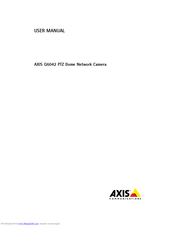Axis Q6042 PTZ User Manual