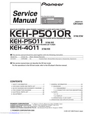 Pioneer KEH-P5011 Service Manual