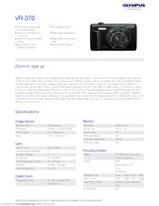 Olympus VR-370 Specifications