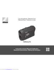 Nikon Callaway iQ Instruction Manual