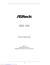 ASRock IMB-185 User Manual
