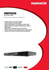 Magnavox MBP5230 Specifications