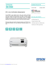 EPSON EB-W8D Product Specifications