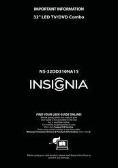 Insignia NS-32DD310NA15 User Manual