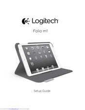 Logitech Ultrathin Keyboard Folio m1 Setup Manual