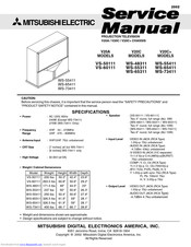 Mitsubishi Electric VS-50111 Service Manual