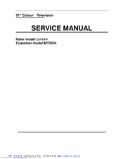 Haier 21F7A-P Service Manual