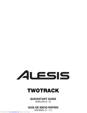 Alesis TWOTRACK Quick Start Manual