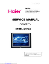 Haier HTAF21C Service Manual
