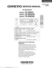 Onkyo TX-SR503 Manuals | ManualsLib
