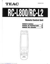 Teac RC-L2 Owner's Manual