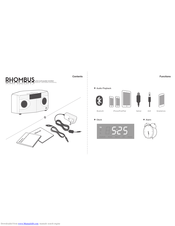 RHOMBUS 2.1CH Hi-Fi audio systems User Manual
