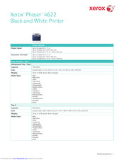 Xerox Phaser 4622DN Specifications