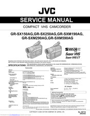 JVC GR-SXM290AG Service Manual