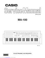 Casio MA-100 Service Manual