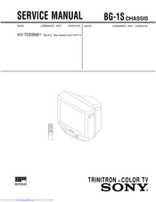 Sony TRINITRON KV-T25SN81 Service Manual