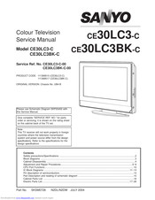 Sanyo CE30LC3BK-C Service Manual