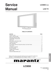 Marantz LC3050 Service Manual