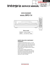 Integra DPC-7.4 Service Manual