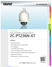 Ganz ZC-PT236N-XT Specifications