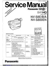Panasonic NV-S8A Service Manual