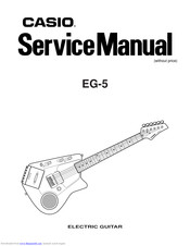 Casio EG-5 Service Manual