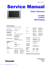 Panasonic TX-32PM1 Service Manual