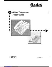 NEC ELECTRA ELITE User Manual