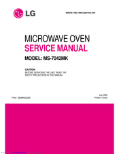 LG MS-7042MK Service Manual