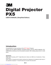 3M PX5 Series User Manual