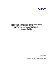 NEC Express5800/R120b-2 User Manual