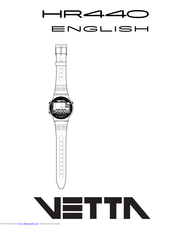 Vetta HR440 User Manual