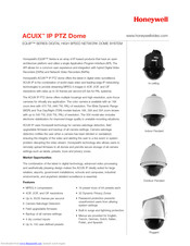 Honeywell ACUIX HDXF Series Specifications