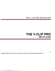 Visual Land THE V-CLIP PRO User Manual