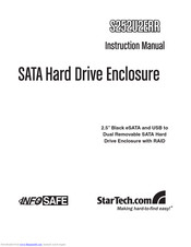 StarTech.com InfoSafe S252U2ERR Instruction Manual