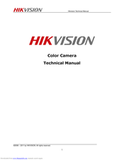 HIKVISION DS-2CC1172PN Technical Manual