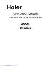 haier D1FM636C Instruction Manual