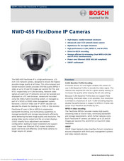 Bosch NWD-455 FlexiDome Specifications