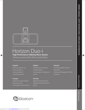 Boston Horizon Duo-i Owner's Manual