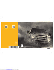 Ford SUPER DUTY 2015 Owner's Manual
