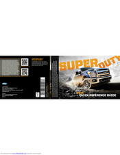 Ford SUPER DUTY 2015 Quick Reference Manual